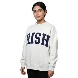 Sudadera con Capucha RISH ASH GREY para Hombre, 100% Algodón, Estilo Vintage, con Cierre, Forro Polar, Ropa de Marca Privada - Product Image 6