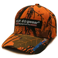 Casquette de chasse et de sport camouflage arbre brodée sur mesure, casquette camouflage orange, casquettes personnalisées avec logo camouflage