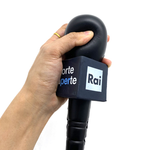 Pallina Antistress a Forma <span class=keywords><strong>di</strong></span> Microfono in Schiuma PU Personalizzabile con Logo, <span class=keywords><strong>Giocattoli</strong></span> Promozionali per Adulti e Bambini - Product Image 4