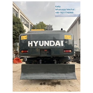 Excavadora de Ruedas Usada Hyundai R210W-9S, Maquinaria de Construcción para Movimiento de Tierras - Product Image 6