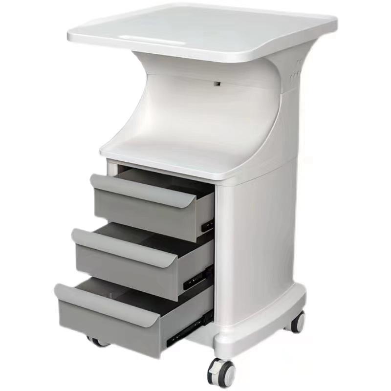 รถเข็นลิ้นชักคู่พร้อมอุปกรณ์ฮาร์ดแวร์ (มีวิดีโอประกอบ)