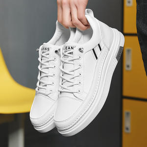 Chaussures pour hommes printemps/été 2025, nouvelles baskets en cuir respirantes, chaussures plates à enfiler, chaussures décontractées - Product Image 2