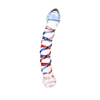 Nouveau et magnifique gode en verre en forme de G, motif fleur de rose, en cristal, jouet sexuel anal pour femmes, modèle 2022