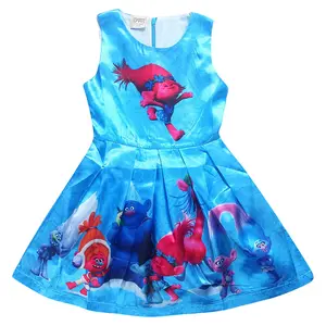 2017 New African Style Children Printed Beautiful Party Dresses Photo