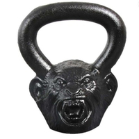 Kettlebells Primal Monkey de haute qualité, équipement de fitness en fer et fonte avec visage d'animal