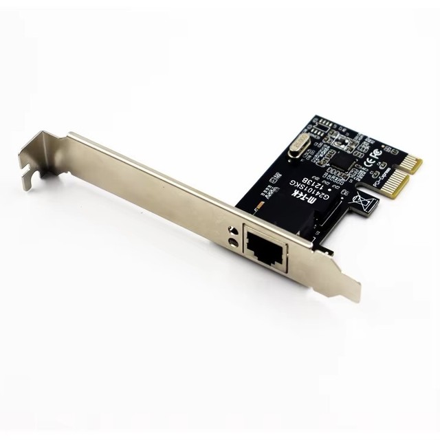 Desktop motherboard computer pci e to RJ45 Gigabit Ethernet card PCI-E wired adaptive driverless network card