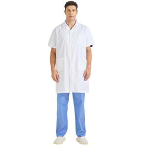 Camice da laboratorio unisex bianco a maniche corte MISEMIYA 8162 - Qualità professionale e durata industriale. - Product Image 6
