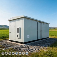 Poste de transformations compact 11 kV 1250 kVA à double porte de sécurité pour zone minière