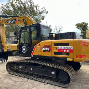 Excavadora de cadenas Sany Sy215 usada original en venta, maquinaria de construcción de alta calidad a bajo precio - Product Image 1