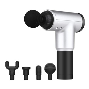 Potente Pistola de Masaje para Relajación, Masajeador Manual de Tejido Profundo para Espalda, Portátil Profesional con 6 Cabezales de Vibración - Product Image 1