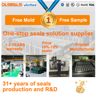 Sello Energizado por Resorte PEEK para Vástago de Cilindro Hidráulico, Sellado de PTFE Resistente al Calor, Ingeniería Personalizada Dlseals
