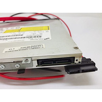Câble SATA Slimline 7+6 broches pour lecteur DVD ROM CD-RW SATA Slim Latop, câble d'alimentation PC