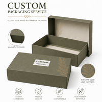 Boîte cadeau rigide de luxe personnalisée, boîte à deux pièces avec couvercle, estampage à chaud, vernis UV pour emballage cadeau haut de gamme