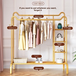 Thiết kế mới kim loại Mèo Tai quần áo khô giá cho phòng ngủ treo giá - Product Image 3