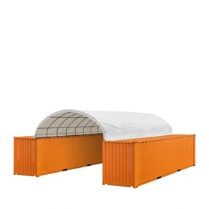 Abri dôme personnalisable en acier galvanisé 26x40 pieds <span class=keywords><strong>pour</strong></span> conteneurs maritimes, idéal <span class=keywords><strong>pour</strong></span> les grossistes en matériaux (achat en gros) - Product Image 1