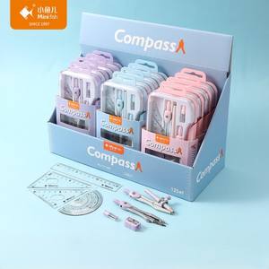 مجموعة بوصلة معدنية 10-أدوات رياضيات للرسم والهندسة أداة رياضية للتعليم والإبداع - Product Image 1