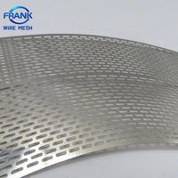 Grille de protection pour équipement industriel en acier résistant à l'usure, maille gravée, alternative à la plaque perforée, forme personnalisée
