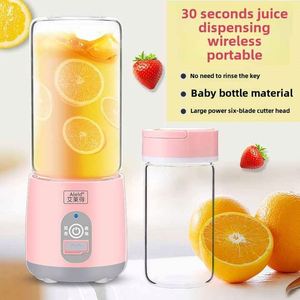 Licuadora Portátil Eléctrica de 6 Cuchillas, Vaso para Jugos, Uso Doméstico y Comercial, Grado Alimenticio, Carga USB - Product Image 3