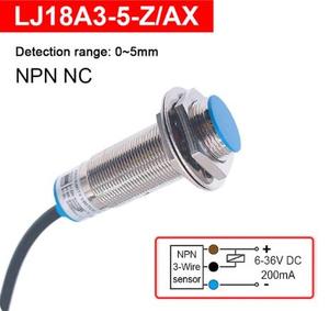 Interruttore <span class=keywords><strong>di</strong></span> Prossimità LJ18A3 NPN PNP NO NC M18 <span class=keywords><strong>Sensore</strong></span> Cilindrico <span class=keywords><strong>di</strong></span> <span class=keywords><strong>Avvicinamento</strong></span> AX AY BX by CX CY 2/3/4 Fili - Product Image 5