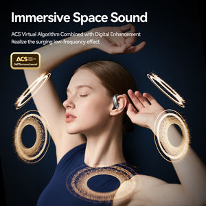 Auriculares Estéreo Inalámbricos Deportivos BT5.4 ANC+ENC, Cuatro Micrófonos, Cancelación de Ruido Ultrabajo, Auriculares TWS - Product Image 6