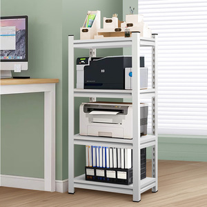 ชั้นวางของสำนักงาน 3 ชั้น ชั้นวางโลหะสำหรับเครื่องพิมพ์ เครื่องถ่ายเอกสาร คอมพิวเตอร์ พร้อมดีไซน์อเนกประสงค์ - Product Image 4