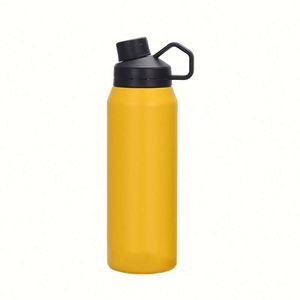 Thermos personnalisé avec logo, bouteille d'eau isolée sous vide en acier inoxydable 18/8, 650 ml, 1000 ml, avec poignée, revêtement en poudre - Product Image 4