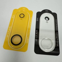 Film de protection d'objectif d'appareil photo arrière en verre trempé 3D pour iPhone 17 Pro Max, 17 Air, 16, 15, 14, 18 – Idéal pour le dropshipping