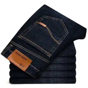 high quality fashion baggy jeans multi pocket mens denim pants custom men's jeans for cargo trousers