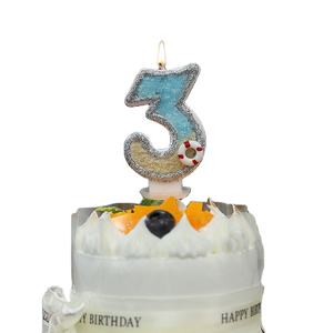 Feliz cumpleaños pastel números <span class=keywords><strong>velas</strong></span> oro llama pastel chispa alto flaco cumpleaños <span class=keywords><strong>velas</strong></span> sin humo - Product Image 3