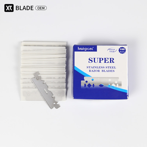 High Quality Stainless Steel Single <strong>Edge</strong> Blades 100 Count Disposable for <strong>Straight</strong> <strong>Edge</strong> Barber <strong>Razors</strong> - Product Image 3