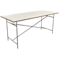 Table de présentation de magasin de vêtements de style nordique, table rectangulaire en îlot, table de flux du sol au plafond au milieu, table de placement de bijoux, table à sacs