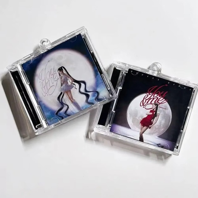 Customized NFC Mini Album CD Keychain Acrylic CD Keychain