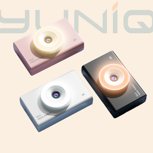 กล้องดิจิตอลพกพาขนาดเล็ก Yuniq รุ่นปี 2000s สไตล์วินเทจ สำหรับวีล็อกกิ้ง ชาร์จผ่านพอร์ต Type-C พร้อมฟังก์ชั่นไฟเติมแสง สำหรับสาวๆ รุ่น A3 Ccd Mini C - Product Image 1