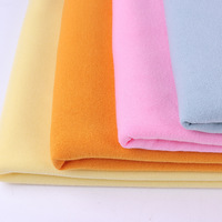 Tissu polaire en polyester brossé 280 GSM, intérieur doux brossé pour sweats à capuche/sweat-shirts, MOQ 500m