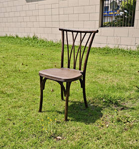 Venta al por mayor Apilable Cómodo Comedor Alquiler Boda Evento Silla Crossback Restaurante de madera Silla de sauce - Product Image 3