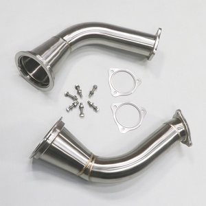 Collecteur d'échappement haute performance en acier inoxydable 304 à diamètre réduit pour Audi RS4/RS5 B9 2.9T 2019-2022 - Product Image 4