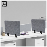 KINGMAN Cloisons de bureau exécutives modernes, séparateurs acoustiques flexibles, panneaux en fibre de polyester écologiques pour entrepôts et hôpitaux