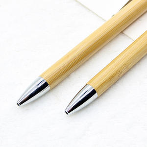 재활용 클릭 에코 친화적 인 대나무 펜 하이 퀄리티 개인화 된 나무 사용자 정의 로고 호텔 편의 시설 볼 포인트 볼펜 - Product Image 5