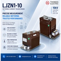Transformateur de courant LJZN1-10 10kV 0.2S/0.2S 5A/1A CT de mesure en résine époxy coulée pour intérieur