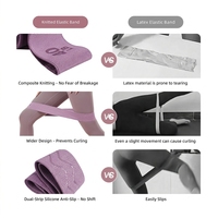 Bandes élastiques de yoga, sangles élastiques de fitness, bandes de redressement des hanches, sangles de traction pour l'entraînement des jambes et des fessiers