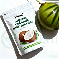 Poudre de jus de noix de coco en marque blanche, base naturelle de noix de coco, formule personnalisée pour le marché de détail des boissons