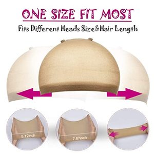 Gorros elásticos de nailon <span class=keywords><strong>para</strong></span> mujer, pelucas frontales de encaje, malla <span class=keywords><strong>negra</strong></span> y forro de seda de carne, <span class=keywords><strong>red</strong></span> <span class=keywords><strong>para</strong></span> <span class=keywords><strong>cabello</strong></span> de ganchillo - Product Image 2