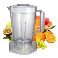 Wadah Blender Profesional 1L, Mixer Smoothie, Pembuat Jus Buah, Suku Cadang Wadah dengan Rakitan Pisau