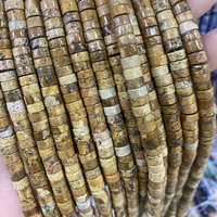 Vente en gros perles rondes et plates 6x3mm perles Heishi en pierre naturelle pierre précieuse améthyste turquoise Howlite perles Lapiz Lazuli