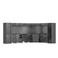Armoire à outils modulaire robuste pour garage, en acier laminé à froid, revêtement en poudre écologique, capacité de charge de 500 kg - Personnalisable OBM/OEM