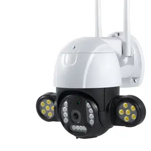Qearim ICSEE — caméra de surveillance extérieure ip wifi hd 5mp (p), dispositif de sécurité sans fil, avec processeur starlight