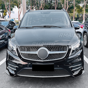 Front Bumper Lip Side <b>Splitter</b> Spoiler Body Kit for Mercedes-Benz V-Class W447 V260 AMG Line 2015-2019 Front Bumper Protector - Product Image 4