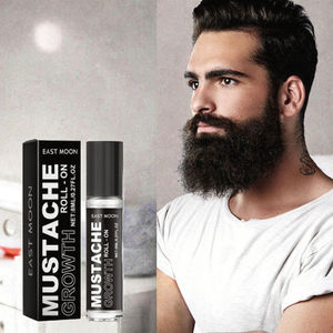 Roll-on pour la croissance de la <span class=keywords><strong>barbe</strong></span> et de la moustache, hydratant sans silicone, huiles de romarin et de noix de coco, parfum frais, ultra portable, 8 ml - Product Image 4