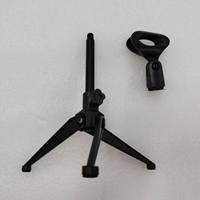 Trépied en alliage d'aluminium Microphone de bureau professionnel Mini trépied multifonctionnel Prévention Microphone Support