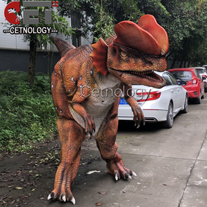 Modèle de dinosaure animatronique réaliste <span class=keywords><strong>Jurassic</strong></span> <span class=keywords><strong>World</strong></span>, dinosaure léger qui marche, dinosaure à chevaucher, à vendre - Product Image 4